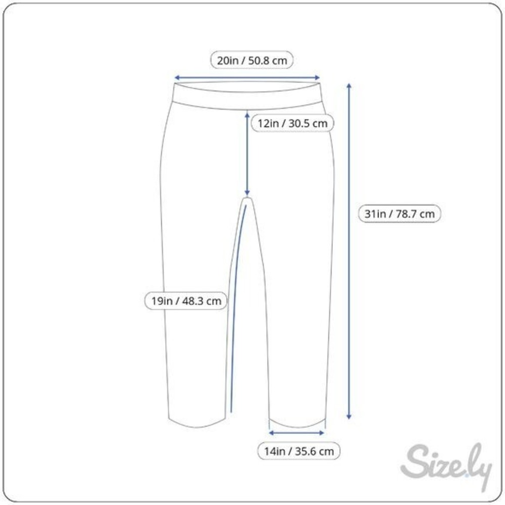 Apollo Jeans Denim Capri Rhinestone Embellished Cuffed Hem Plus Size 17/18‎ - Picture 8 of 8
